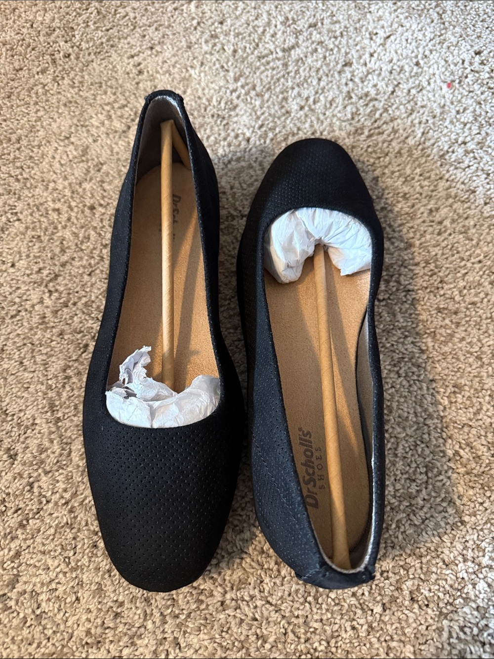 DrScholl’s Black Women's Flats - Classic Slip-On - Picture 3 of 4